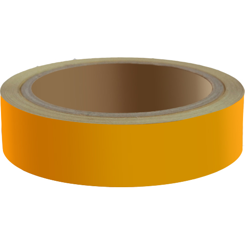 Reflecterende tape economic 25mm x 5 meter Geel