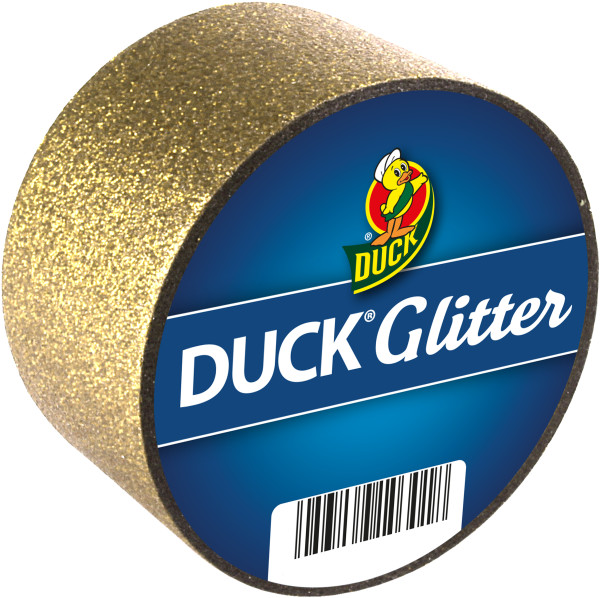 Duck tape design 48mm x 4.5 meter Glitter Gold