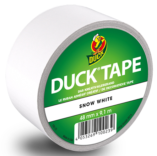 Duck tape uni 48mm x 9.1 meter Snow White