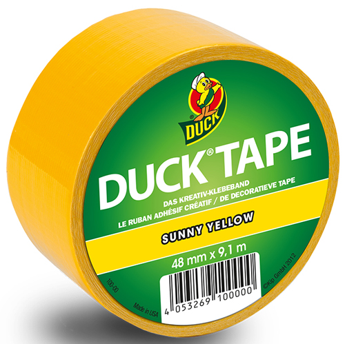 Duck tape uni 48mm x 9.1 meter Sunny Yellow