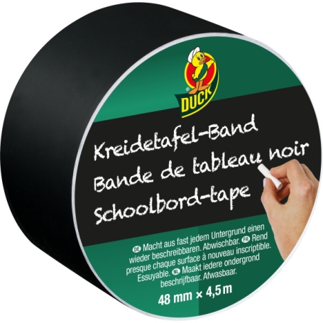 Duck tape Chalkboard 48mm x 4.5 meter zwart