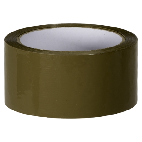 1312 PP verpakkingstape noise (25/43µm) 48mm x 66 meter Bruin