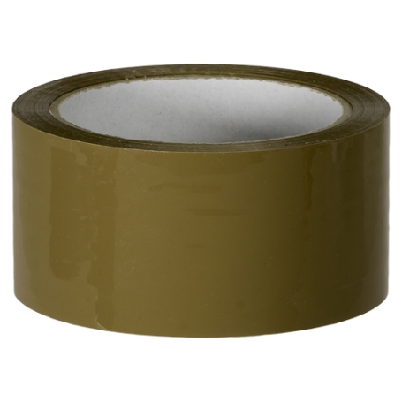 1422 Hoogw. PP verpakkingstape low noise (32/51µm) 50mm x 66 meter Bruin