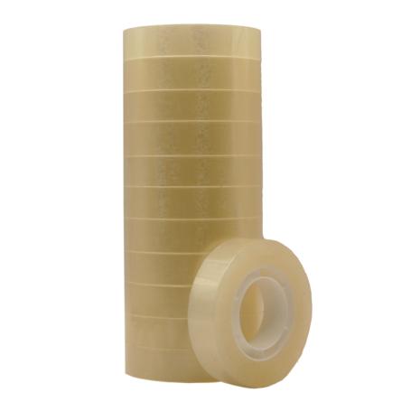 1440 PP acrylaat plakband 12mm x 33 meter Transparant