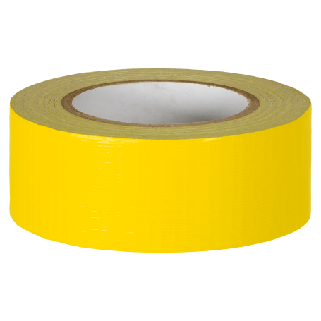 3037 Duct tape sterk klevend (26 Mesh) 50mm x 50 meter Geel