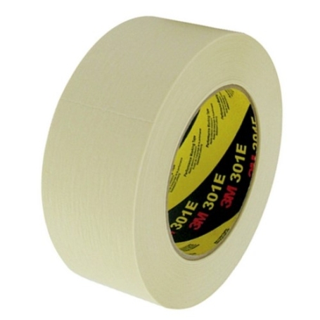 3M 301E Papieren afplaktape tot 100°C 24mm x 50 meter