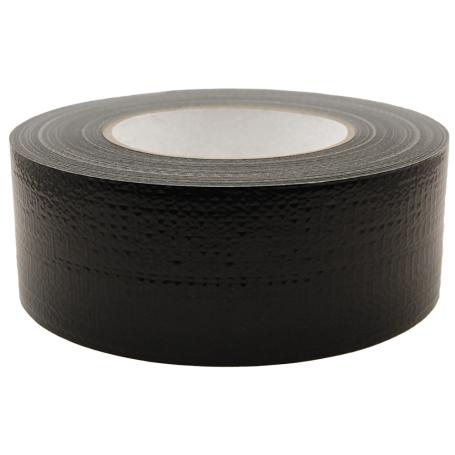 3034 Duct tape sterk klevend (26 mesh) 50mm x 50 meter Zwart