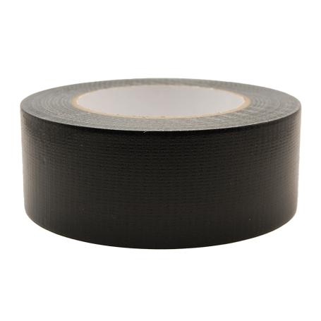 3055 Duct tape low budget (27 Mesh) 48mm x 50 meter Zwart