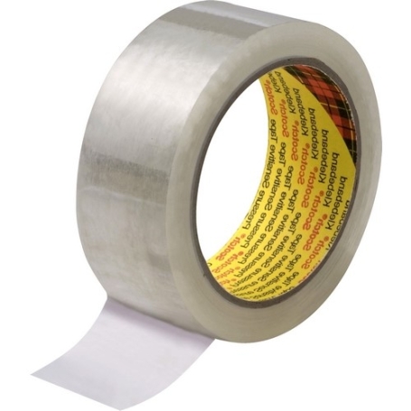 3M 309 PP verpakkingstape low noise (28/50µm) 50mm x 66 meter Transparant