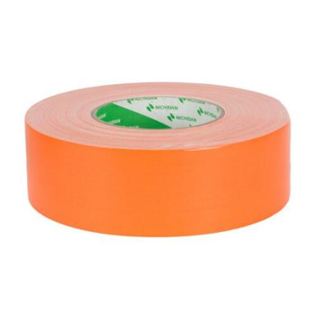3341 Ducttape Nichiban PE gecoat (80 mesh) 50mm x 50m Oranje