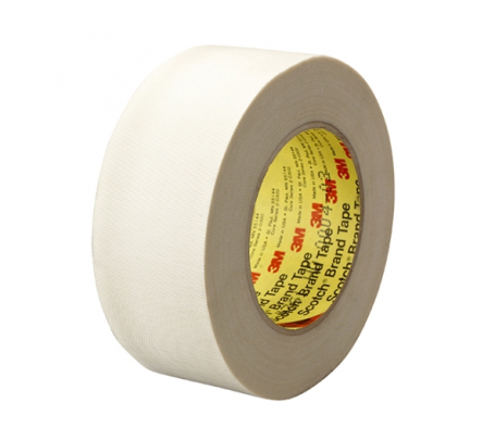 3M 361 Glasvezeltape versterkt voor extreem hoge temperaturen 50mm x 55 meter Wit