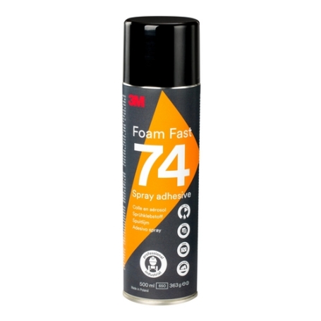 3M 74 Schuim & Textiel industriele lijmspray 500ml