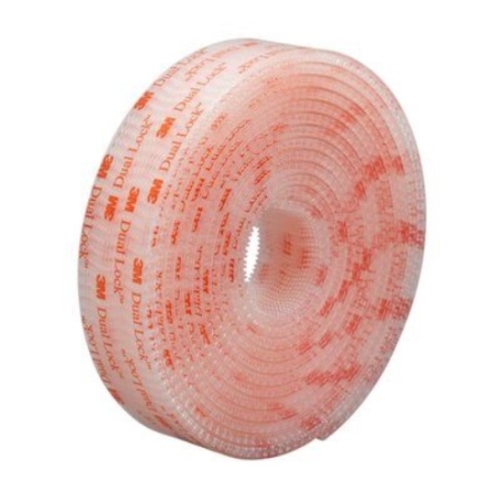 3M SJ3560 Dual Lock voor binnen en buiten 12mm x 45 meter Transparant