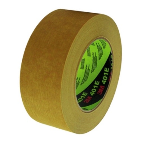 3M 401E Papieren afplaktape tot 140°C 18mm x 50 meter