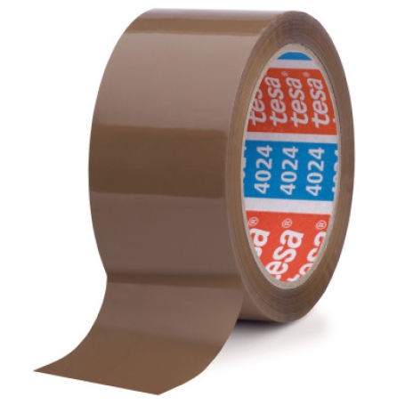 tesa 4024 PP acrylic silent (28/52µm) 50mm x 66 meter Bruin