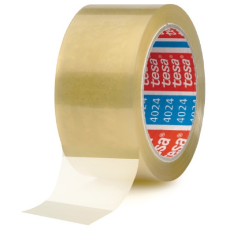 tesa 4024 PP acrylic silent (28/52µm) 50mm x 66 meter Transparant
