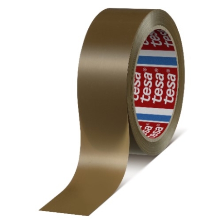 tesa 4120 PVC verpakkingstape (49µm) 38mm x 66 meter Bruin