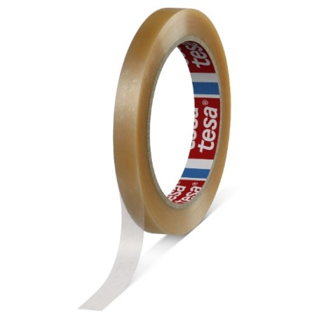 tesa 4124 PVC verpakkingstape (65µm) 12mm x 66 meter Transparant