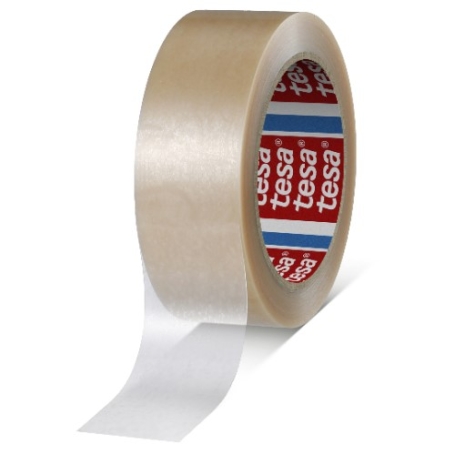 tesa 4124 PVC verpakkingstape (65µm) 38mm x 66 meter Transparant