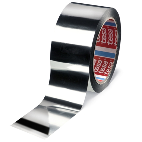tesa 4137 Gealuminiseerde polyester splicing tape (0.05mm) 25mm x 66 meter