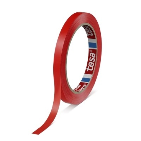 tesa 62204 PVC zakkensluiter tape (0.063mm) 9mm x 66 meter Rood