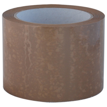 4212 PVC verpakkingstape (32/52µm) 75mm x 66 meter Bruin