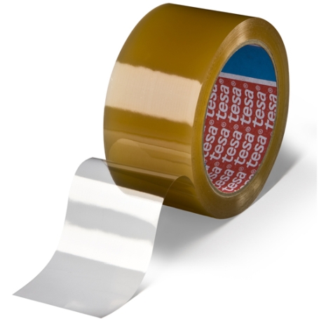tesa 4247 PVC verpakkingstape (53µm) 50mm x 66 meter Transparant