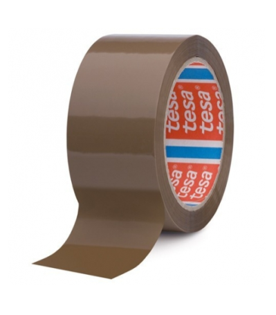 tesa 4263 PP verpakkingstape noisy (25/43µm) 48mm x 66 meter Bruin