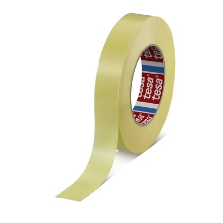 tesa 4289 PP strapping tape zware rekkracht 25mm x 66 meter Geel