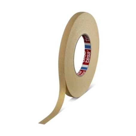 tesa 4319 Afplaktape papier voor krommingen 12mm x 50 meter