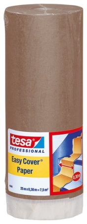 tesa 4364 Afplaktape papier met maskeringspapier 300mm x 25 meter