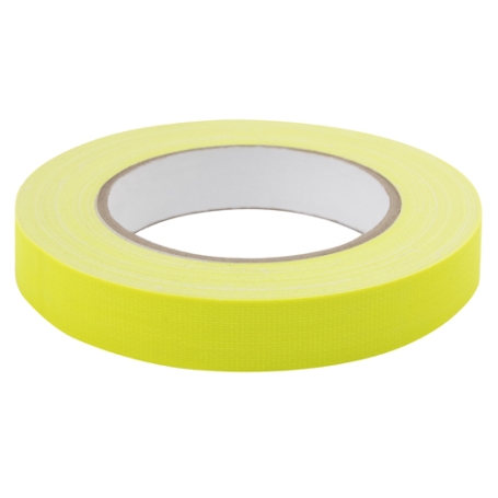 3027 Duct tape hoogwaardig (70 Mesh) 19mm x 25 meter Fluor Geel