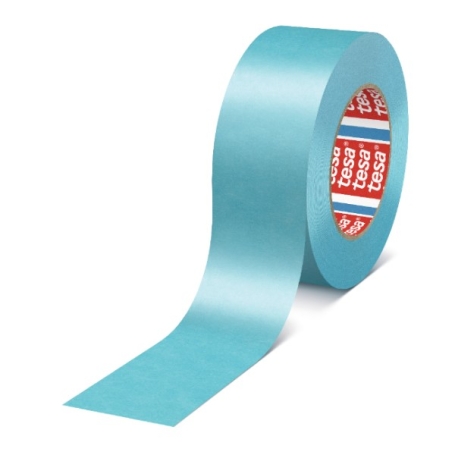 tesa 4438 Afplaktape papier UV-bestendig 19mm x 50 meter Blauw