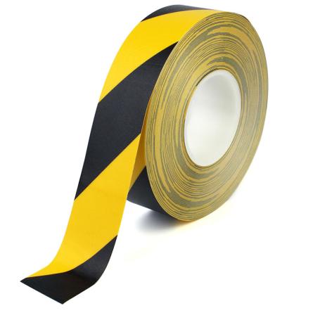 4610L PVC vloermarkeringstape extra sterk 50mm x 30m met liner Geel-zwart