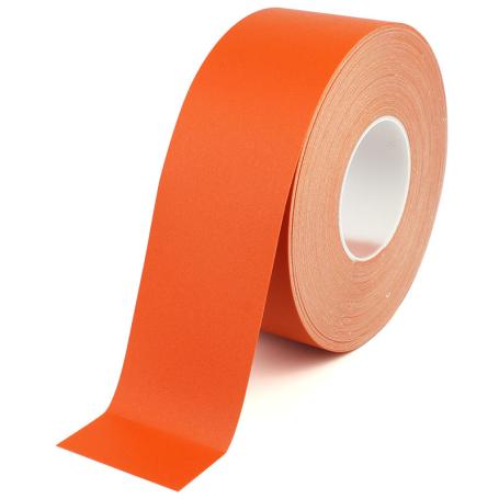 4611L PVC vloermarkeringstape extra sterk 75mm x 30m met liner Oranje