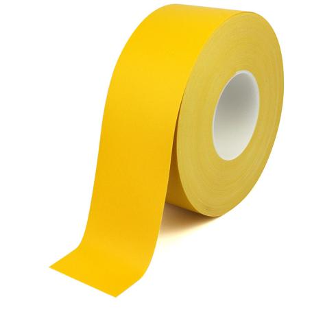4617L PVC vloermarkeringstape extra sterk 75mm x 30m met liner Geel