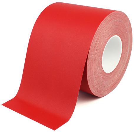 4619L PVC vloermarkeringstape extra sterk 150mm x 30m met liner Rood