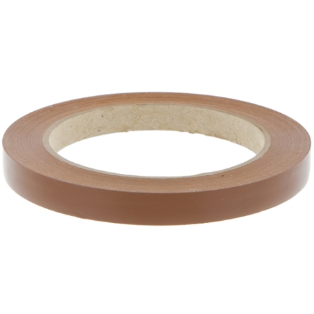 PVC vloermarkeringstape 12mm x 33 meter Bruin
