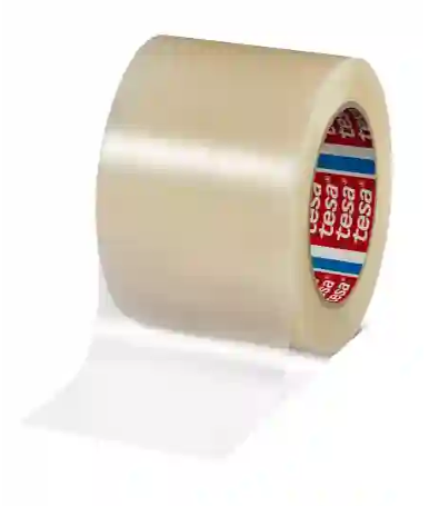 tesa 4646 PE reparatie tape 75mm x 33 meter Transparant