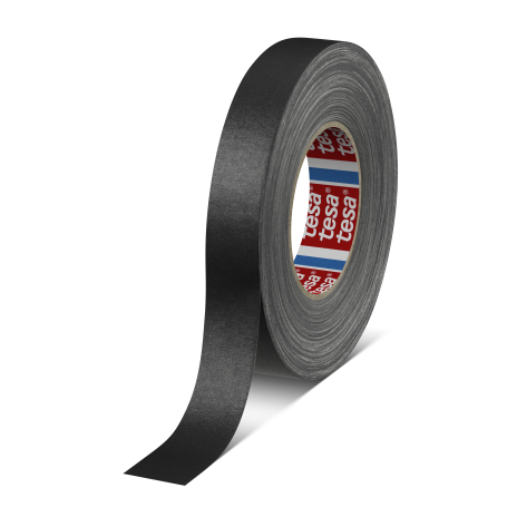 Tesa 4661 Duct tape universeel (148 Mesh) 25mm x 50 meter Zwart