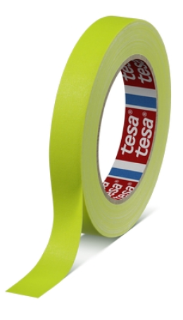 Tesa 4671 Duct tape topkwaliteit (120 Mesh) 19mm x 25 meter Fluor Geel