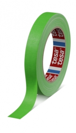Tesa 4671 Duct tape topkwaliteit (120 Mesh) 19mm x 25 meter Fluor Groen