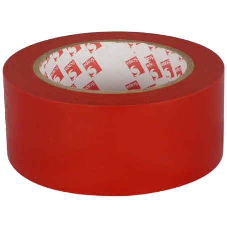 4689 PVC vloermarkeringstape 50mm x 33 meter Rood