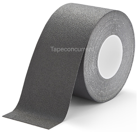 5394 Elastisch aqua antislip tape grof 100mm x 18 meter Zwart