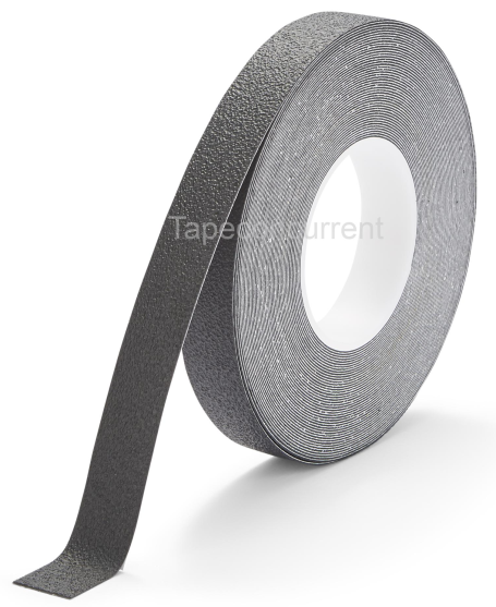 5394 Elastisch aqua antislip tape grof 25mm x 3 meter Zwart