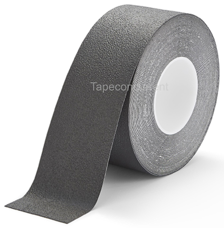 5394 Elastisch aqua antislip tape grof 75mm x 18 meter Zwart