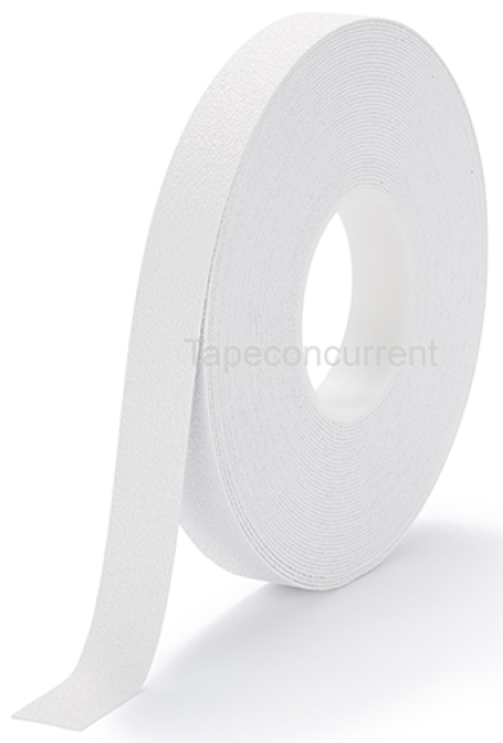 5395 Elastisch aqua antislip tape grof 25mm x 18 meter Wit