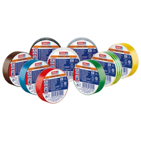 tesa 53988 PVC isolatietape (0,15mm) 15mm x 10 meter Assortiment