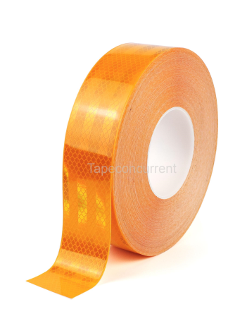 5846 Hoogwaardig ECE104 reflecterende tape 50mm x 50 meter Geel