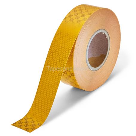 5848 Hoogwaardig reflecterende tape 50mm x 3 meter Geel